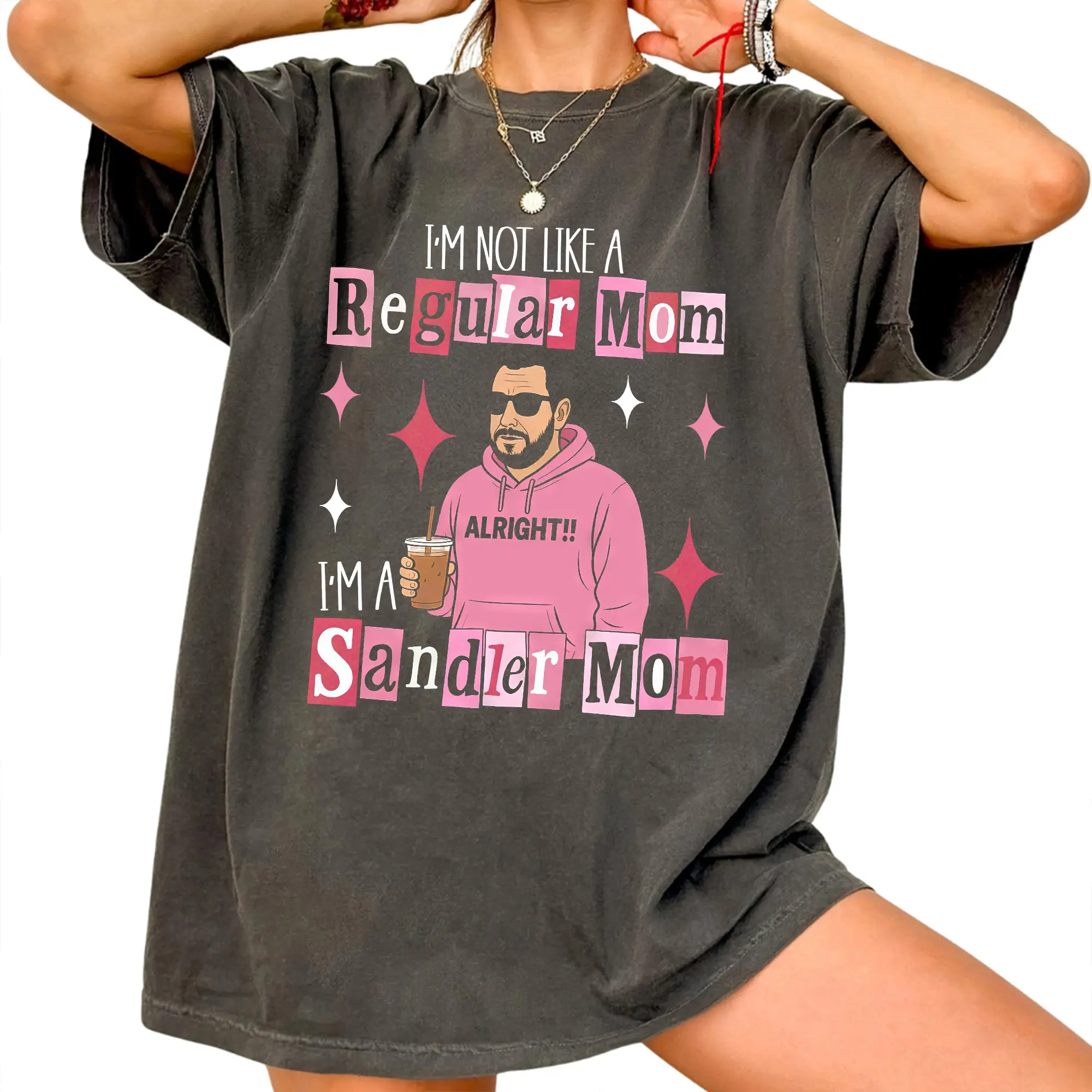 Funny I'm Not a Regular Mom Shirt, I'm a Sandler Mom T-Shirt, Adam Sandler Fan Tee, Gift for Mom, Actors Shirt, Funny Adam Sandler T-shirt, Trending T-shirt