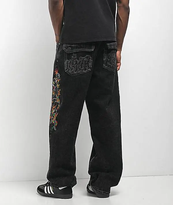 Ninth Hall Ambush Panther Black Wash Jeans - TikTok Shop