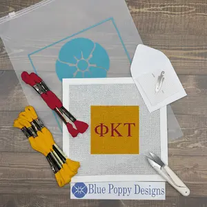 Phi Kappa Tau 4x4 Needlepoint Kit