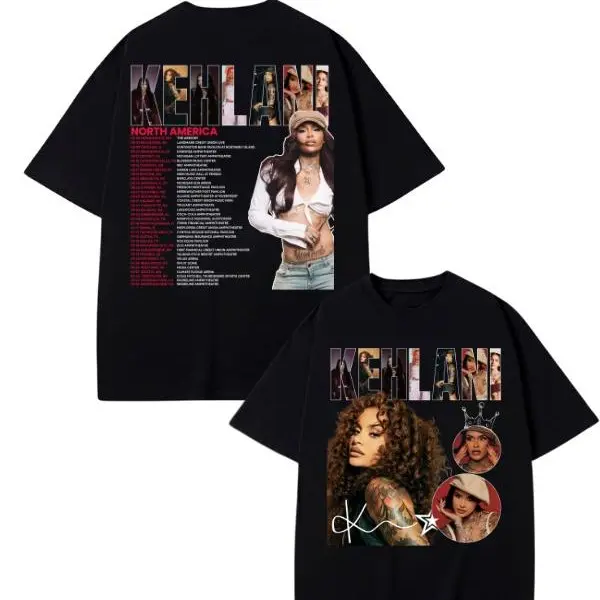 R&B Singer Tour Collage Graphic Apparel, Front and Back North America Tour Inspired T-Shirt Sweatshirt Hoodie, Vintage Music Fan Outfit
