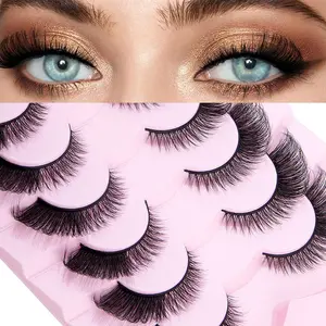 Extended style diagonal flying fox eye false eyelashes, naturally realistic extended outer corner eyelashes, one-piece curled full strip eyelashes, lightweight and comfortable on the upper eyelid, versatile and photogenic eyelashes for women