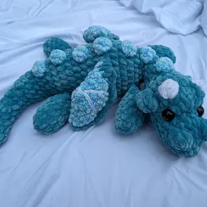 crochet amigurumi plushie dragon