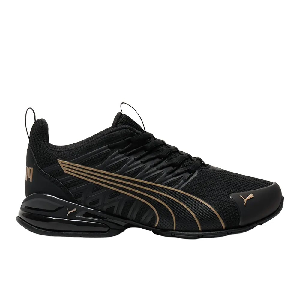 PUMA Womens Voltaic Evo Wide Running Sneakers Shoes - Black