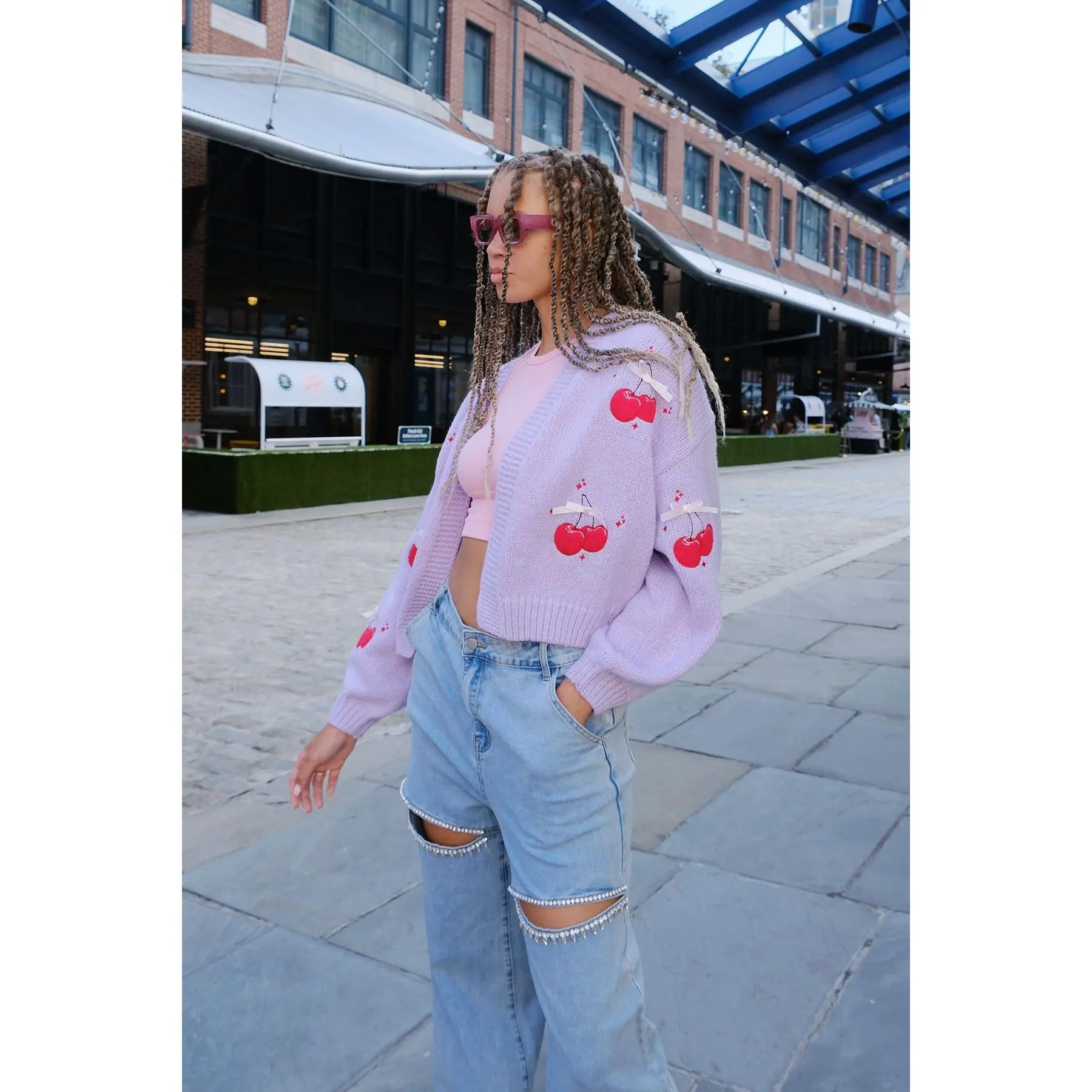 You're the Cherry on Top Puff Cardigan - TikTok Shop