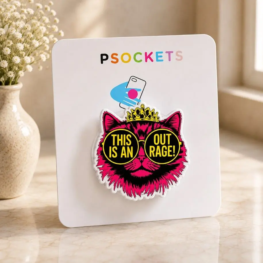 Princess Donut God Dammit Carl Phone Grip , Funny Dungeon Crawler Carl Magsafe Holder for Kindle, Aesthetic AI Voice Inspired eReader Kickstand, Sarcastic Gamer Gift