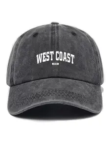 Vintage Letter Embroidery Baseball Cap, Casual Outdoor Sports Hat for Men & Women, Retro All-match Sun Protection Cap for Daily Wear