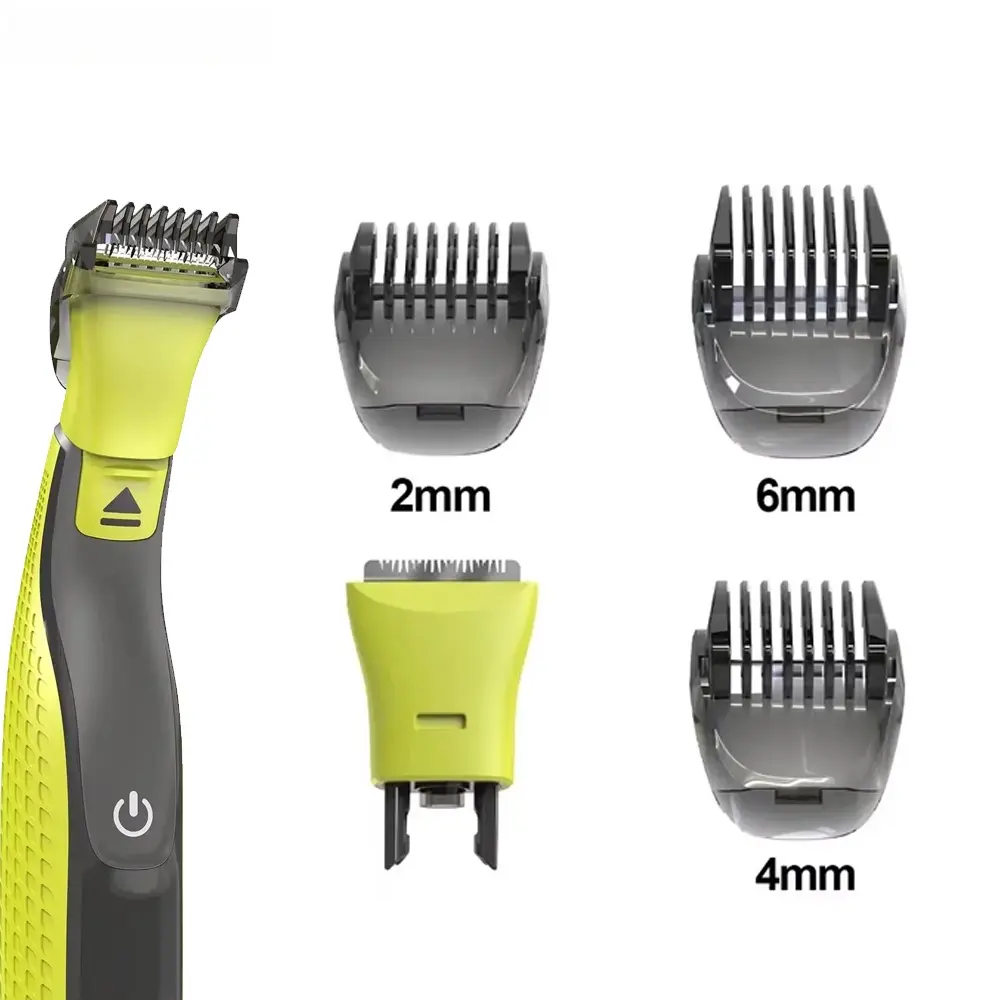 Replacement Shaver Head with Precision Trimmer Blade - Compatible with QP2520/QP2630, Cost-Effective Spare Part for Men's Facial Care, All Skin Types, Stable Performance, New Single Item for Daily Use, Daily Care