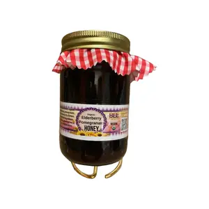 Elderberry Pomegranate Honey