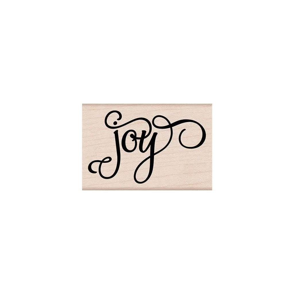 Joy Calligraphy Woodblock Stamp