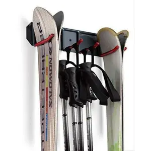 WEALERS Wall Ski Rack - Lightweight and Durable Garage Organiser
