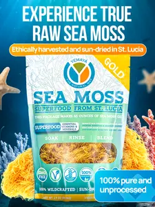 Wildcrafted GOLD Sea Moss Organic Non Gmo Green