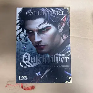 Manacled Handmade Hardcover Book, Dark Fantasy Romance Novel, A5 Size