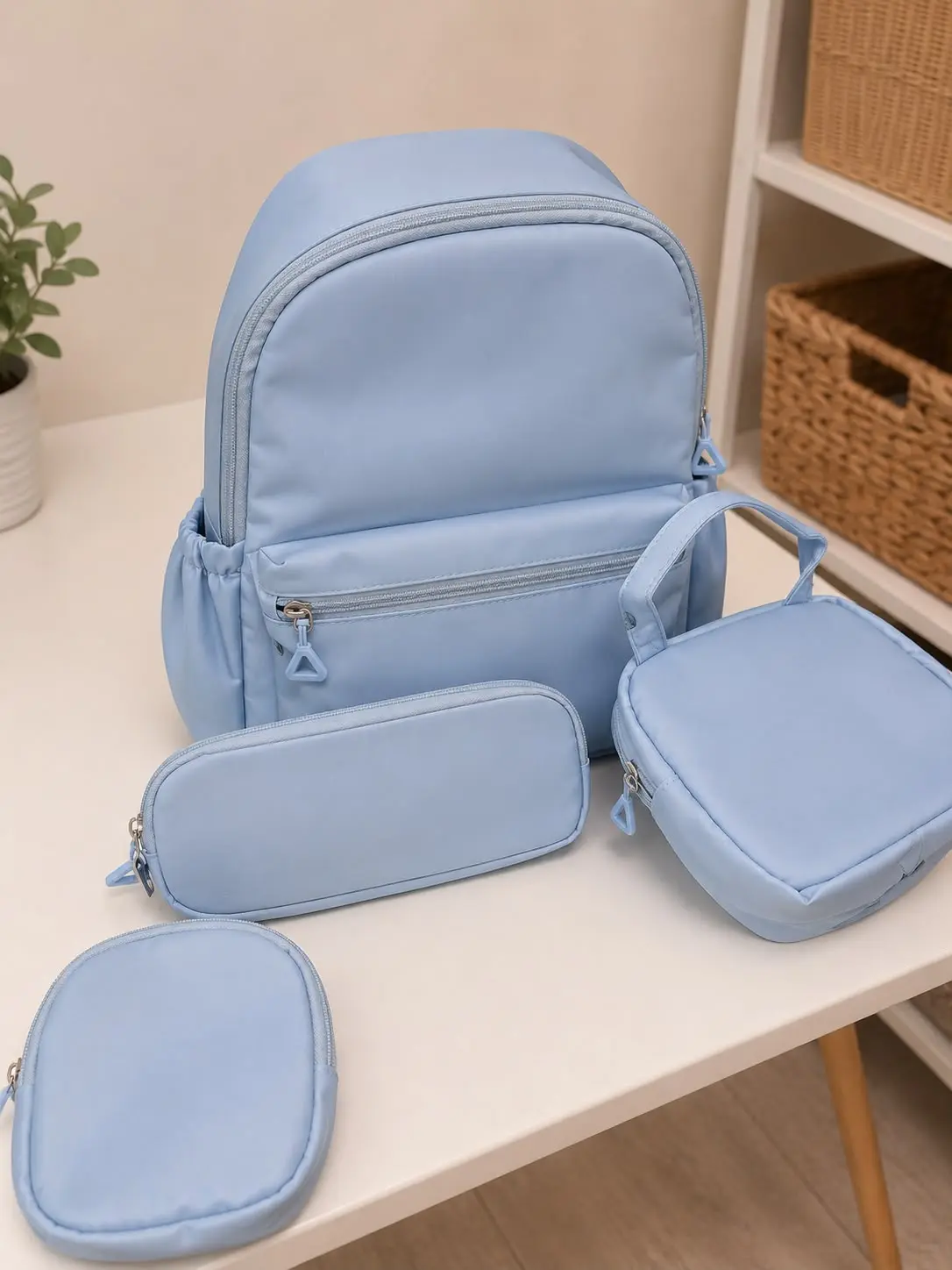 4 PIECE BACKPACK SET