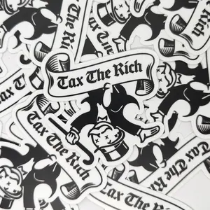 Tax the Rich Sticker, Monopoly Guy sticker, Socialism Sticker, Anarchy Sticker, Rights, Eat The Rich, Anti Capitalist, Activism Sticker, Leftist Sticker, Justice , Blm, Democrat Liberal Stickers, Not My President Sticker, Sarcastic Political Sticker