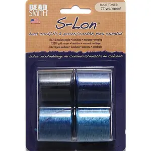 CH018-MX6: S-lon Cord Blue Tones #18 .5mm 4x77YD PK