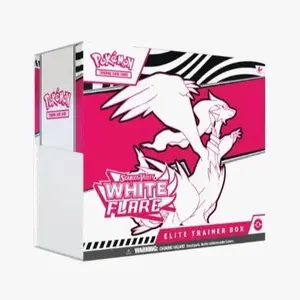 Pokemon White Flare Elite Trainer Box - Official Trading Card Game Expansion Pack for Collectors and Players