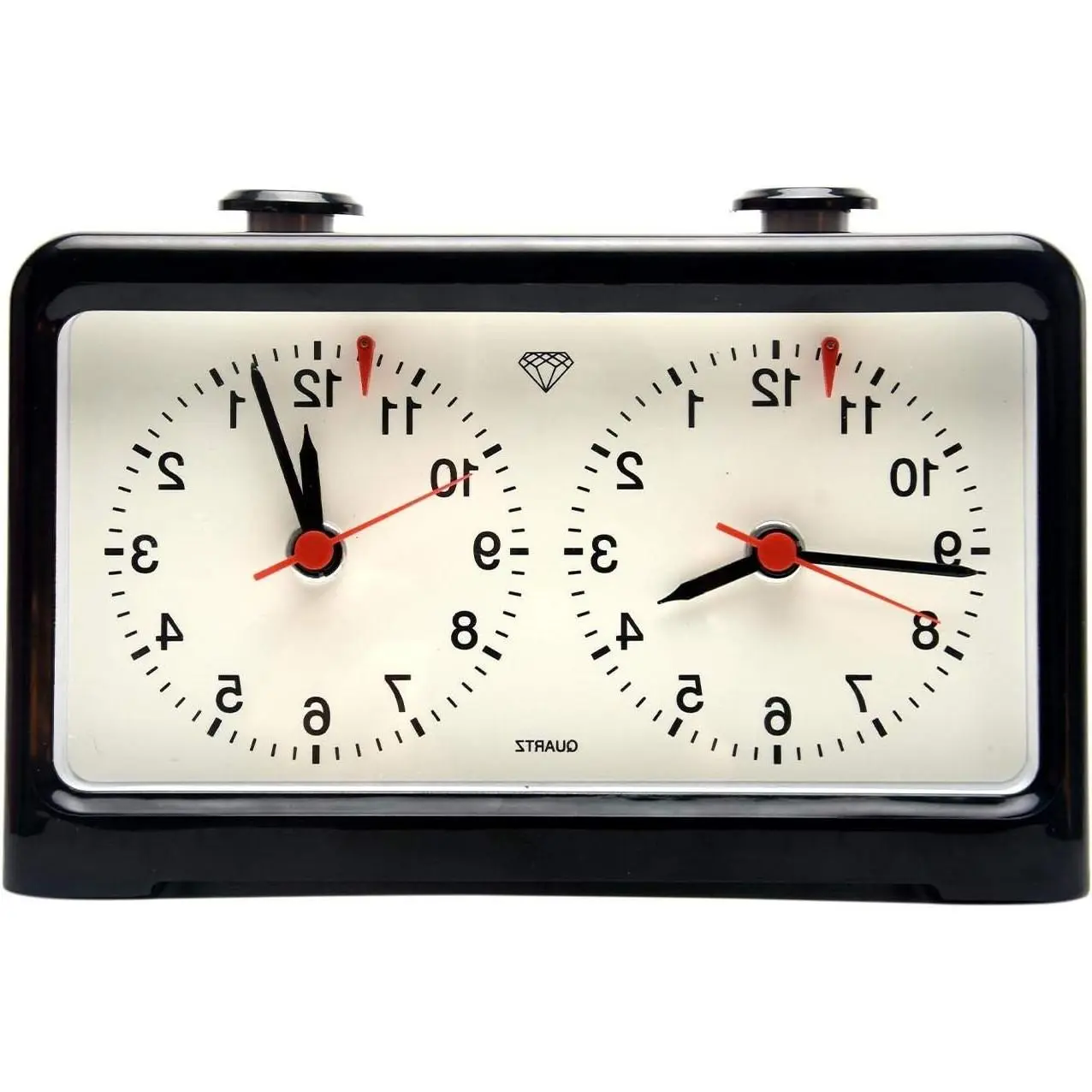 Digital Alarm Chess Timer with Quartz Movement for International Chess, Chinese Chess, Weiqi & Board Game Competitions, Classic Analog Style