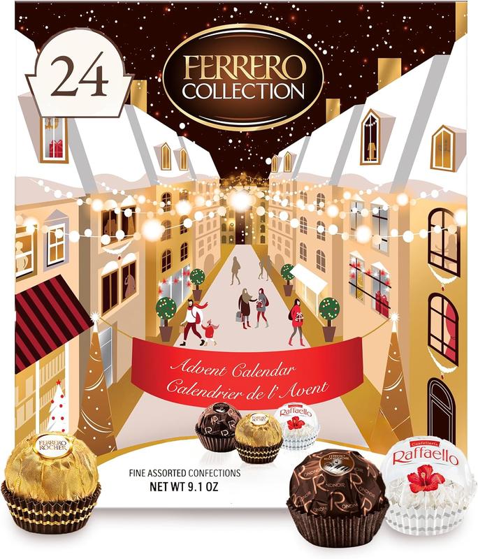 HOT - Ferrero Collection Holiday Advent Calendar 2025, Premium Assorted Christmas Gift Box, 24 Piece, 9.1 oz