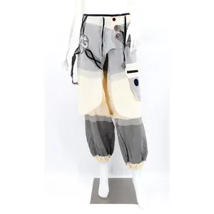OM Embroidered Multicolor Harem Pants | Spiritual Symbol Pants
