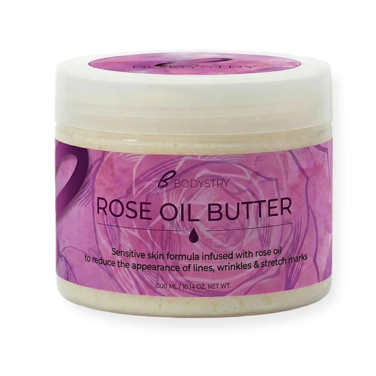 Rose Oil Butter Extra Sensitive | Intense Hydration Fragrance-Free Body Butter for Sensitive Skin | Dark Spots, Stretch Marks, Discoloration & Skin Sagging Body Care Moisture