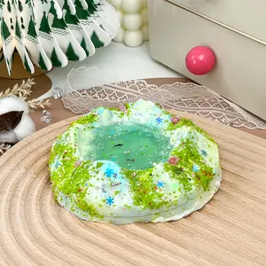 Pawtoto Enchanted Green Series Squishy Toy Handmade Creamy Clay Feel Soft Slow Rebound