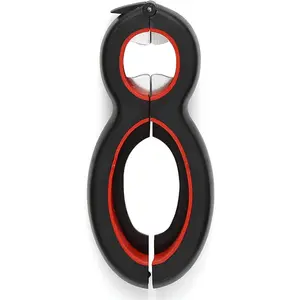 6-in-1 Multi Opener - -in- Kitchen Tool for Bottles, Cans, Soda, and Jars - Heavy Duty Can & Bottle Opener for  Cooking