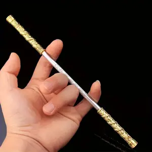 Monkey King Metal Weapon Model, Articulated Fidget Figurine, Stress Relief Toy, Desk Decoration & Office Decor, Ideal Gift