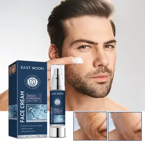 Men's Face Cream Moisturizer HYALURONIC ACID Reduces Wrinkles & Dark Spots, Suitable for Under-Eye Bags