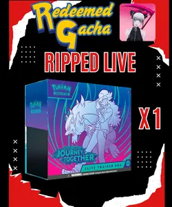 1x Pokémon TCG Journey Together Elite Trainer Box - Ripped LIVE