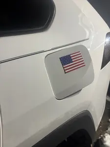 American Flag Automotive Magnet Decal - 4x6 Inches, Red, White, and Blue - Heavy-Duty Magnetic Vinyl for Car, Truck, SUV - Display Patriotism with Multipack Magnets