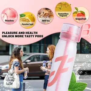 Oops, Up-style water bottle, 650ml, comes with 1/3 sugar-free flavored sachet and straw, Ari, flavored water suitable for school sports and gym use, kid-friendly.