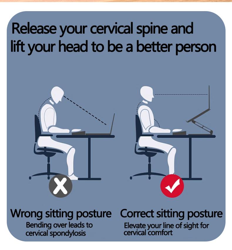 Laptop Stand Adjustable Foldable Aluminum 2-in-1 Multifunctional Hub for Gaming Laptop & Mobile Stand Super Stable Dual-turbo Cooling Computer Tablet