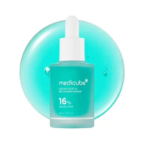 [Official Medicube Partner] Azelaic Acid 16 BB Calming Serum 30ml - calm troubled skin, refine skin texture, provide targeted after spot care, Azelaic Acid Complex, Niacinamide, Pantothenic Acid