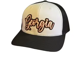 Georgia Glow Hat – Premium Richardson 112 Trucker with Adjustable Fit & Breathable Mesh Back for Game Day or Casual Wear