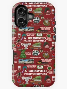 Christmas Vacation Collage Phone Case, Festive Holiday Design, Unique Gift Idea for Friends, Tough Case, MagSafe Case for Model X 11 12 13 14 15 16 17 Pro Max S21 S22 S23 S24 S25 Ultra