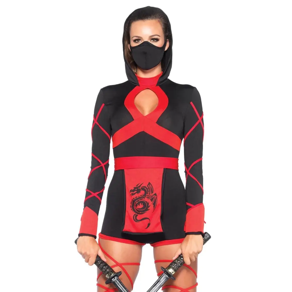 Red Dragon Ninja Costume