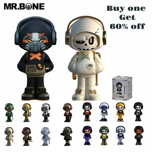 MR.BONE Junior First Day Series Blind Box: Unbox Surprises! Action Figures as Collectible Art Toys for Modern Home Decor Figurine Model