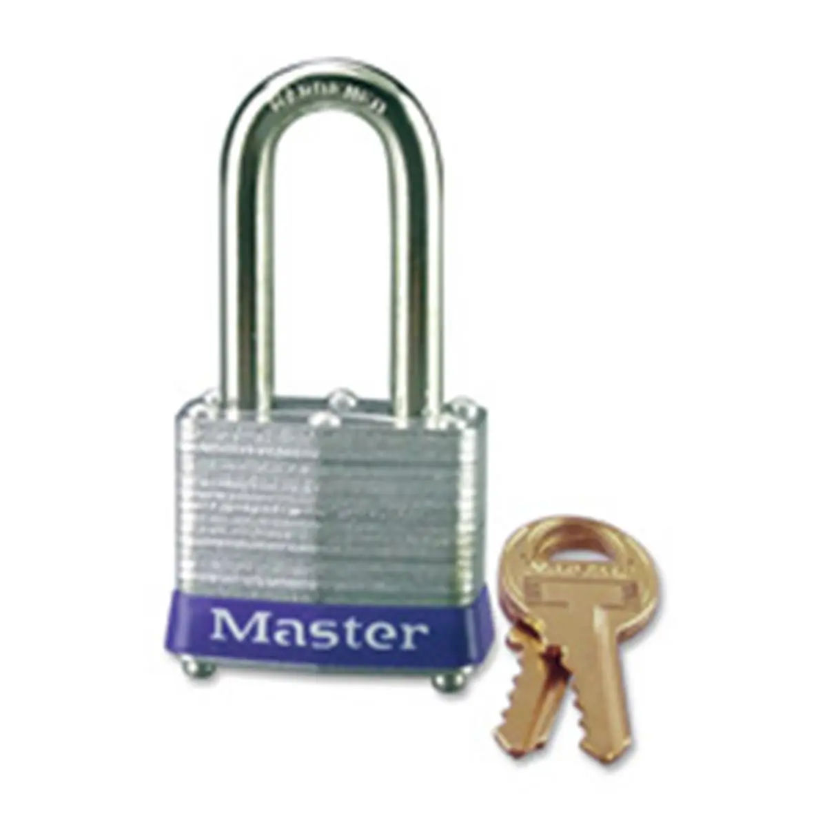 212 MAIN Long Shackle Nickel Steel Padlock - 1.5 in. Shackle, Heavy-Duty Dual-Lever Anti-Theft 4-Pin Cylinder Lock, Rust-Proof Cadmium Maximum Security Laminated Security Lock for Automotive Use
