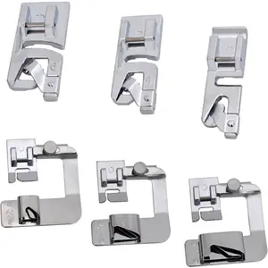 Hemming Foot Kit 6 count Hemmer Foot Sewing Machine Presser Foot Hemmer for   Janome Low Shank Sewing Machine Use Rolled Hem Presser Foot