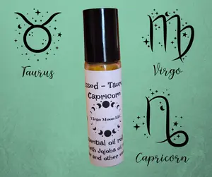 Earth Kissed - Earth Sign Zodiac Roll-on  - Elegant Elegant Aroma, Suitable for All Ages, Perfect for Any Occasion