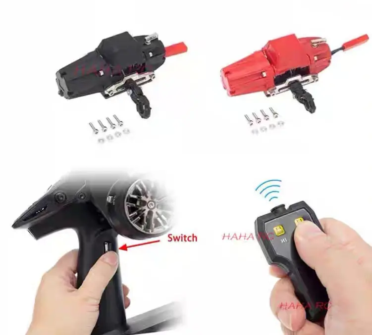 1/10 Simulation Climbing Car Metal Electric Winch 1/10 Simulation Climbing Car Metal Electric Winch