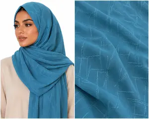 Textured Lycra Jersey Hijab