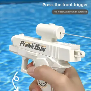 Funny Prank Water Toy, Dual Switch Press Reverse Spray, Summer Beach Pool Party Fun, Unisex Interactive Gag Gift for Kids Adults