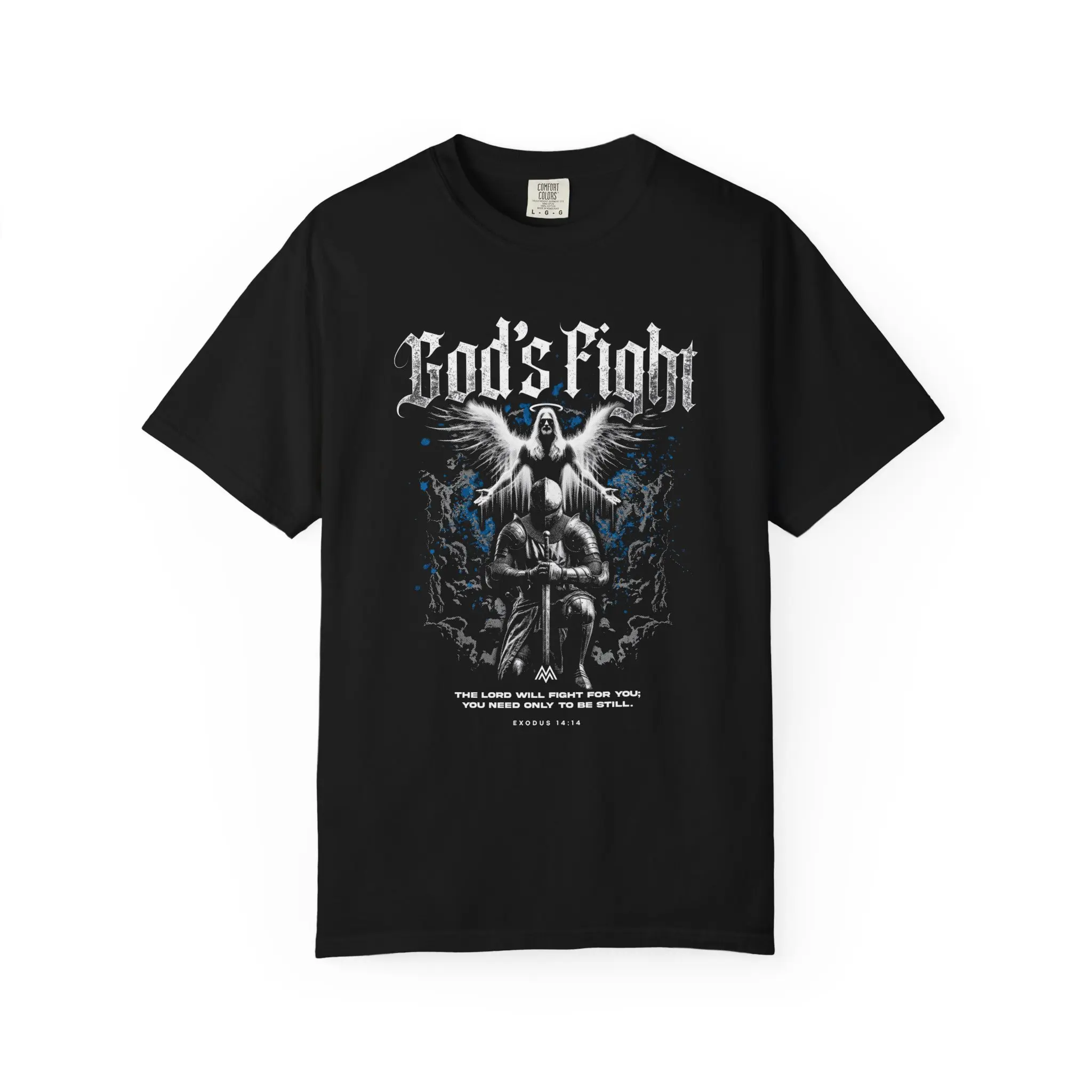 "God's Fight" | Exodus 14:14 | Heavyweight Relaxed Fit Tee