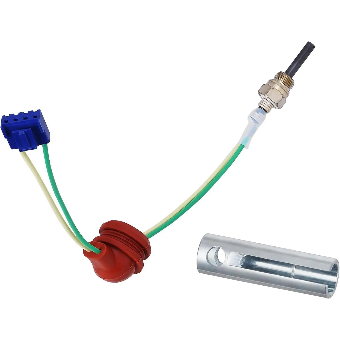 【Summerfinds】 VEVOR Diesel Heater Glow Plug Kit, 8V Ceramic Glow Plug Repair Kit for 2KW/5KW/8KW Air Diesel Parking Heater Part Replacement, with Removal Fitting Tool, Stable Operation Even in Harsh Environments, Weatherproof, 8V Voltage