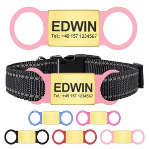 LIVEKEY Personalized Pet Dog Tags - Gold-Based Dog Tags Engraved Dog Name Tags Sliding Cat ID Tags Customizable with Pet Name and Contact Information