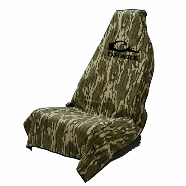 Drake Camo Car Seat Cover Towel, Waterproof Camouflage Auto Seat Protector, Universal Vehicle Seat Cover for Hunting, Camping, Travel & Outdoor Adventures