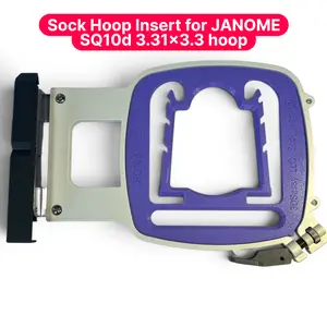 JANOME SQ10d Sock Hoop Insert for 3.3 X 3.3 Hoop