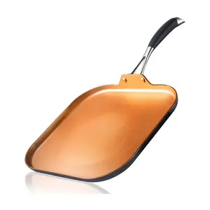 Nutrichef 3-Layer Copper Griddle Pan Nutrichef 3-Layer Copper Griddle Pan