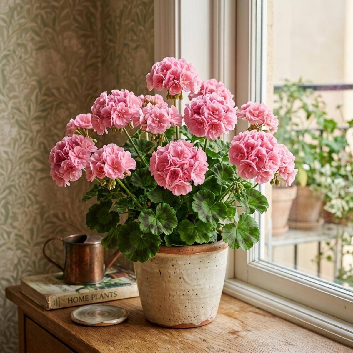 Rare Geranium Pelargonium Seeds for Garden Balcony Decoration Easy to Grow Flower Seeds Non-GMO Perennial Geranium Seeds for Home Gardening